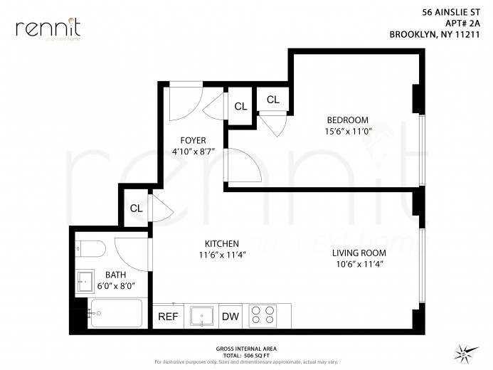 56 Ainslie St, Apt 2A Image 7