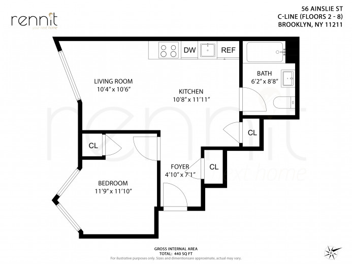 56 Ainslie St, Apt 2C Image 8
