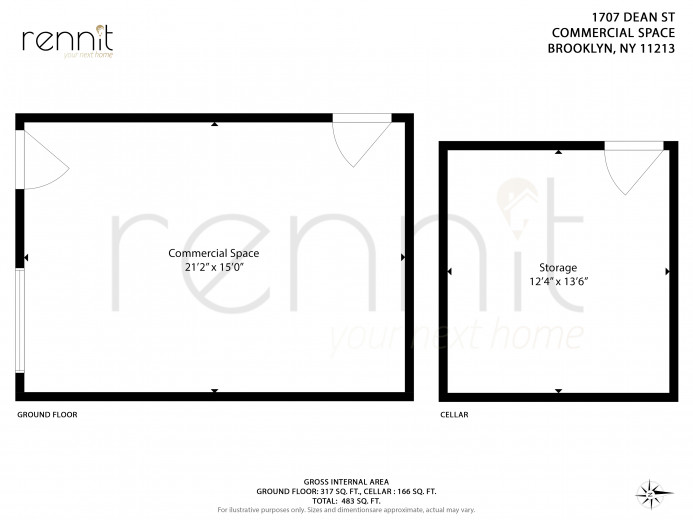 1707 Dean St, Apt commercial Image 2