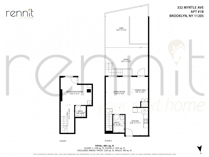 332 Myrtle Ave, Apt 1B Image 13