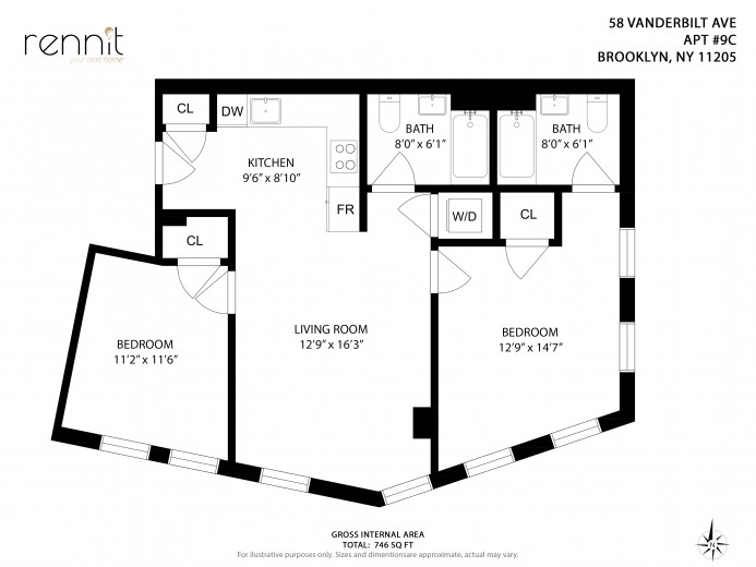 58 Vanderbilt Ave, Apt 9C Image 14